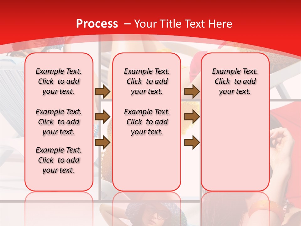 Lady Feminine Smiling PowerPoint Template