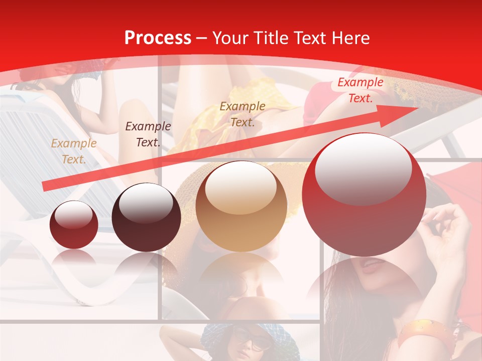 Lady Feminine Smiling PowerPoint Template