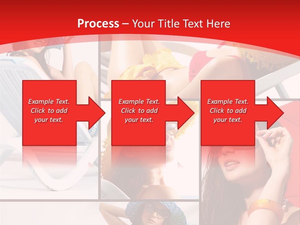 Lady Feminine Smiling PowerPoint Template