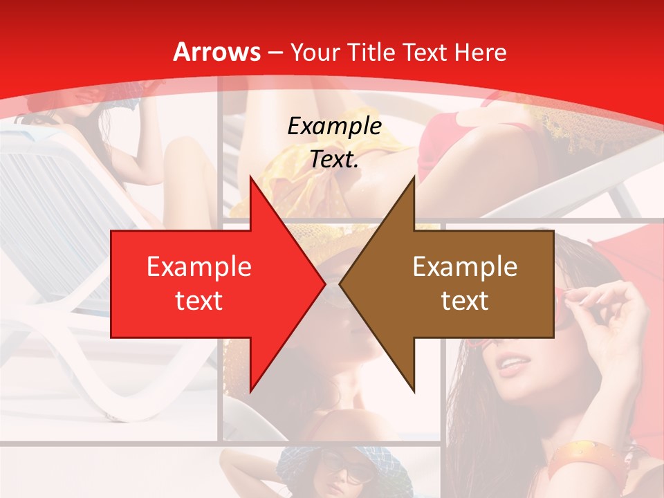 Lady Feminine Smiling PowerPoint Template