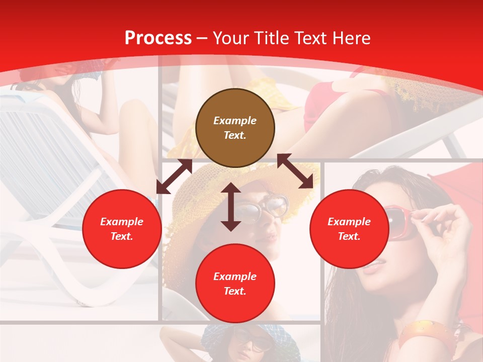 Lady Feminine Smiling PowerPoint Template