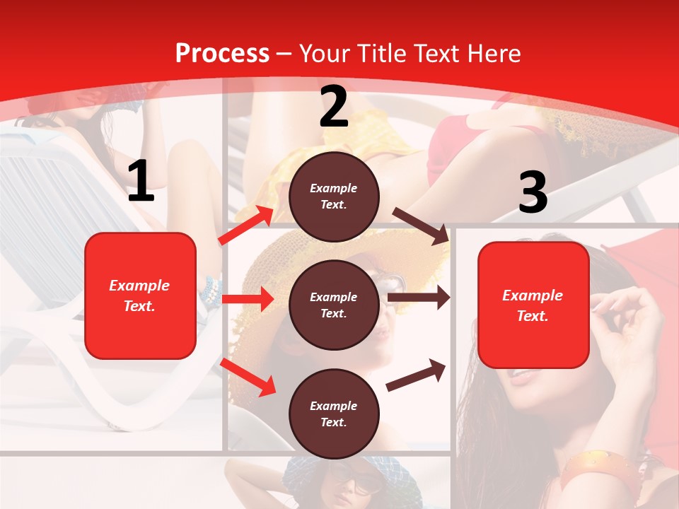 Lady Feminine Smiling PowerPoint Template