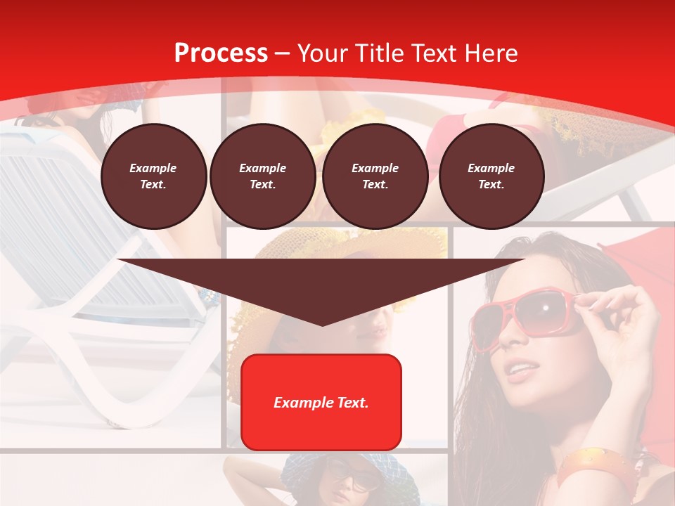 Lady Feminine Smiling PowerPoint Template