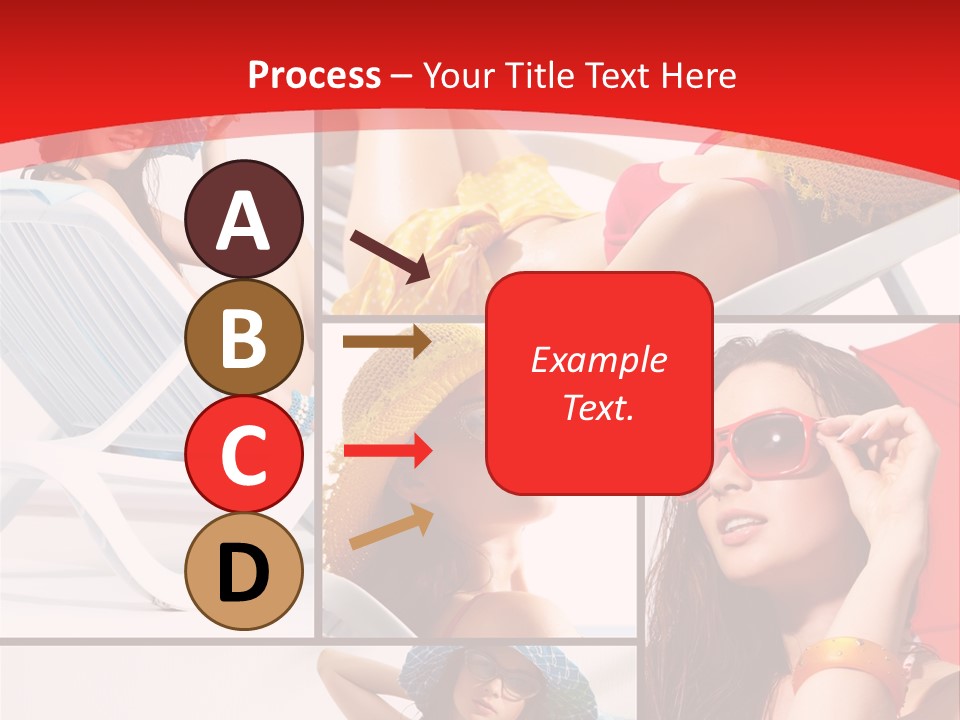 Lady Feminine Smiling PowerPoint Template