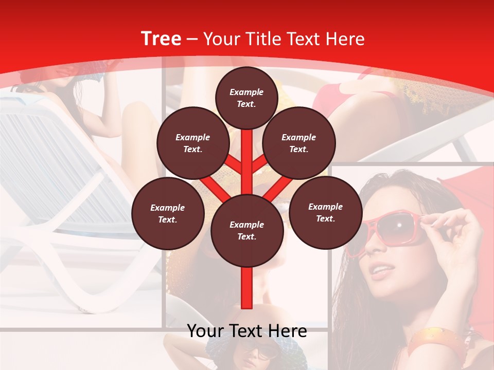 Lady Feminine Smiling PowerPoint Template