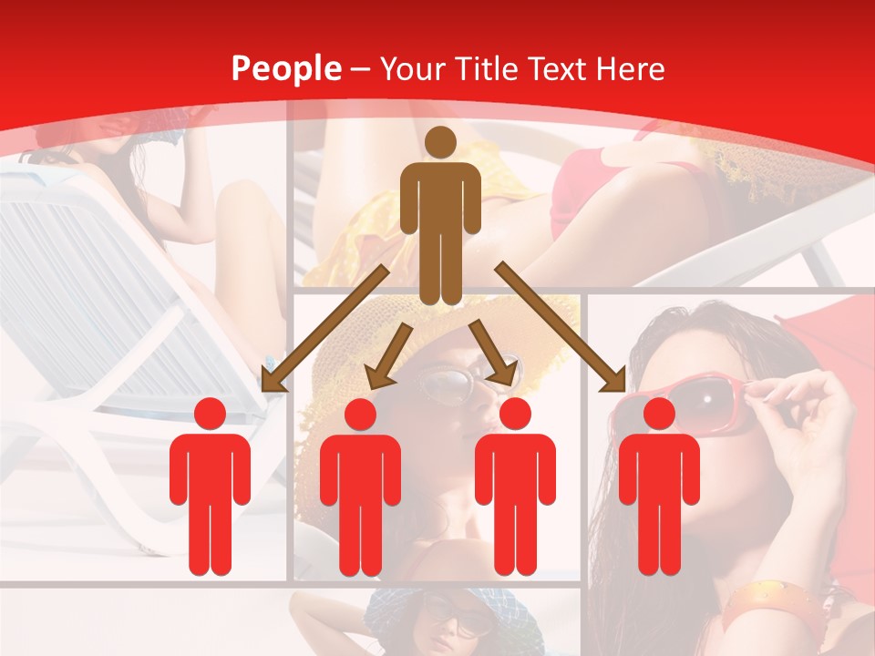 Lady Feminine Smiling PowerPoint Template