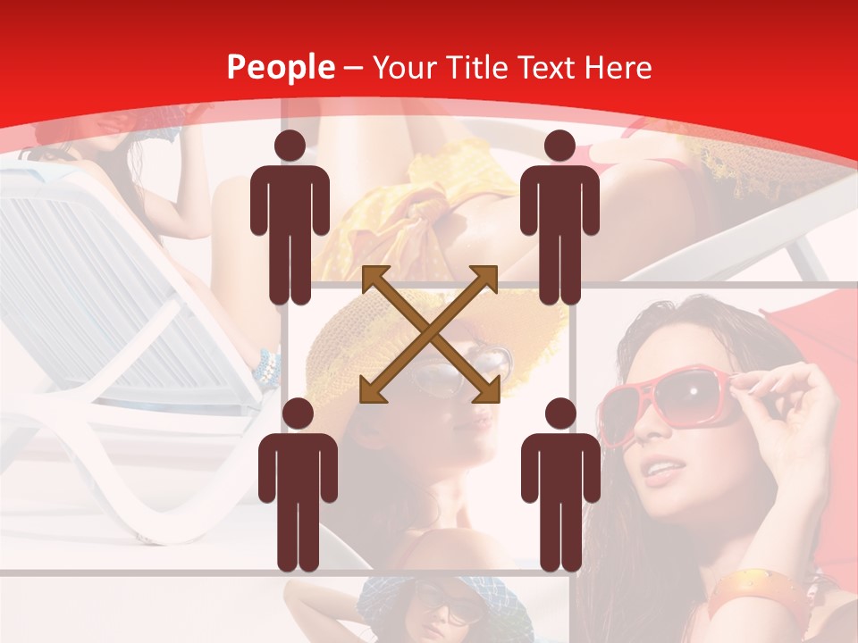 Lady Feminine Smiling PowerPoint Template