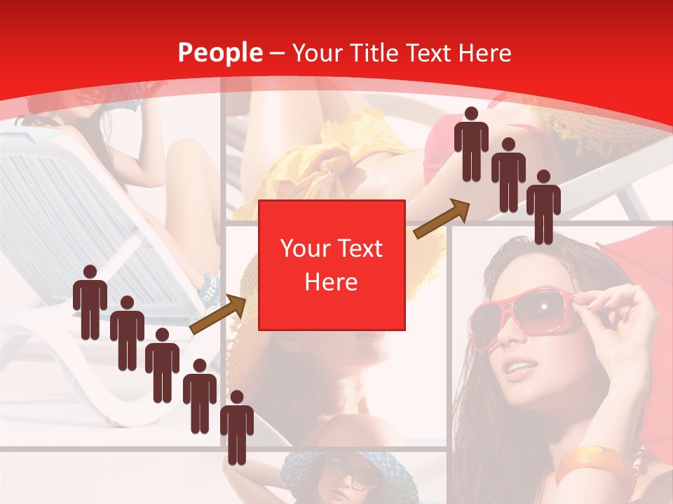 Lady Feminine Smiling PowerPoint Template