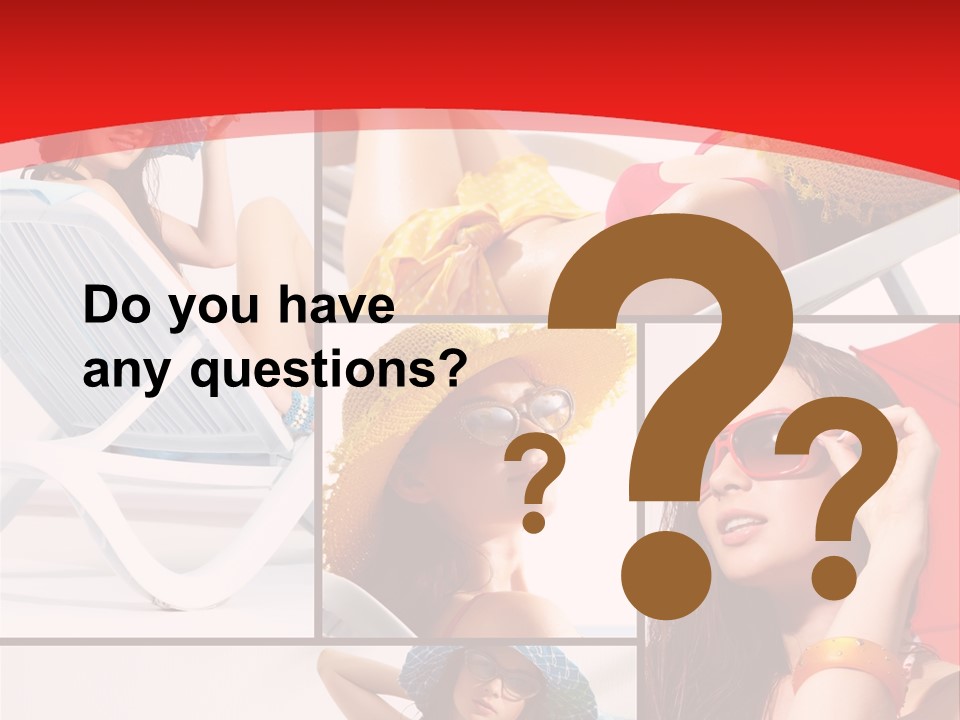 Lady Feminine Smiling PowerPoint Template