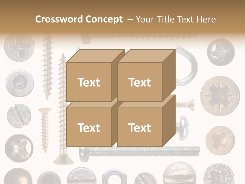 Construction Isolated Pattern PowerPoint Template