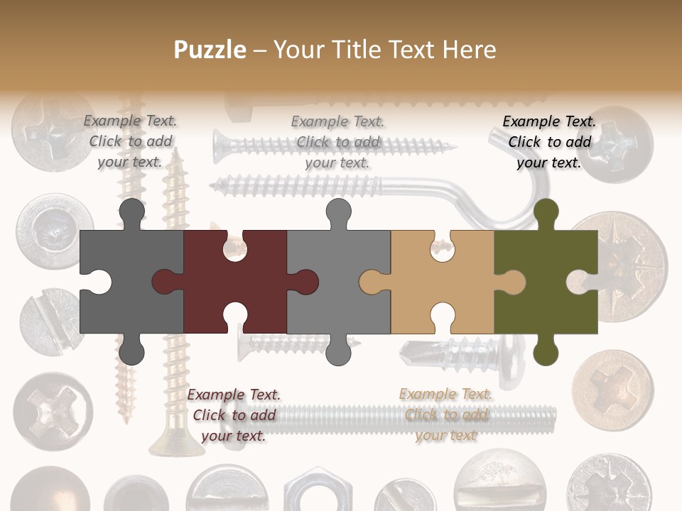 Construction Isolated Pattern PowerPoint Template