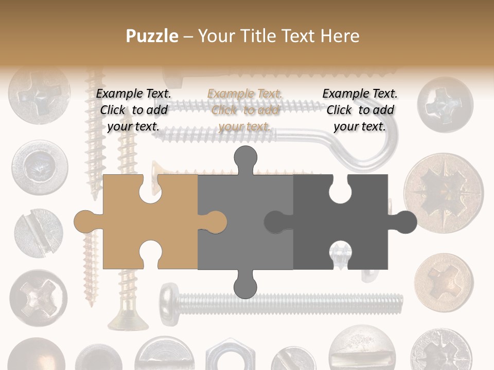 Construction Isolated Pattern PowerPoint Template