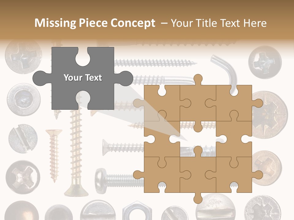 Construction Isolated Pattern PowerPoint Template