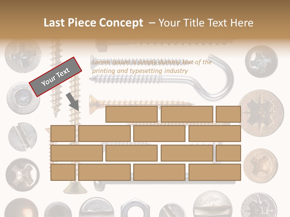 Construction Isolated Pattern PowerPoint Template