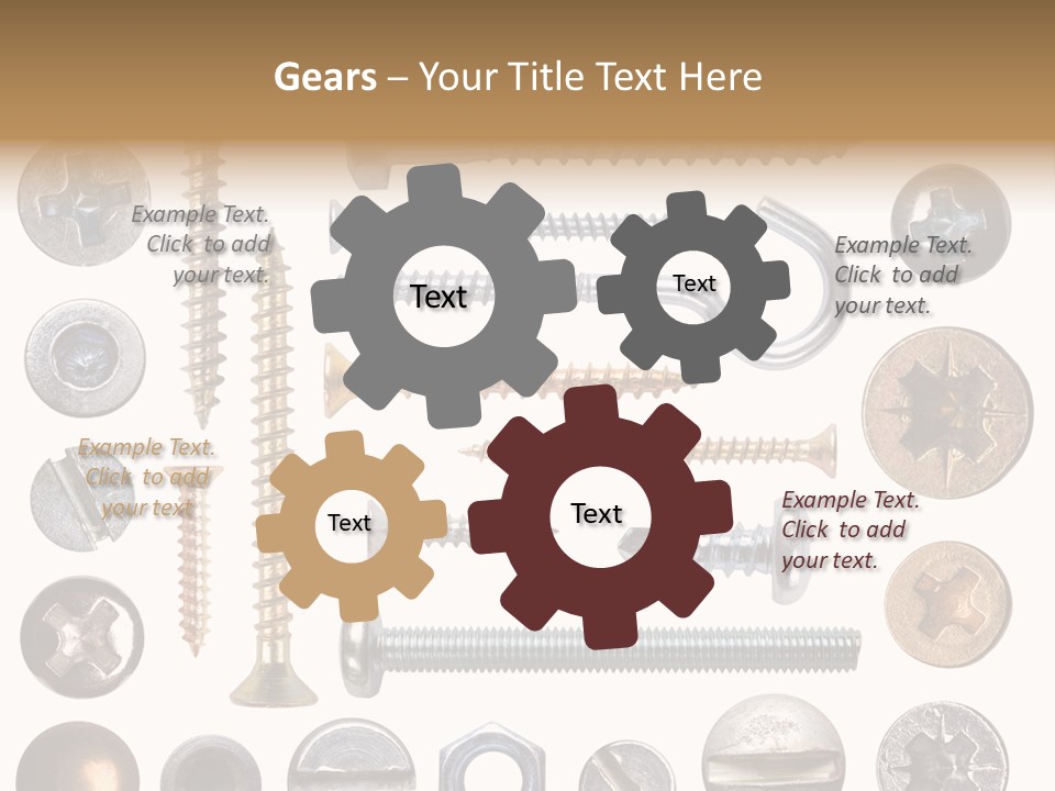 Construction Isolated Pattern PowerPoint Template