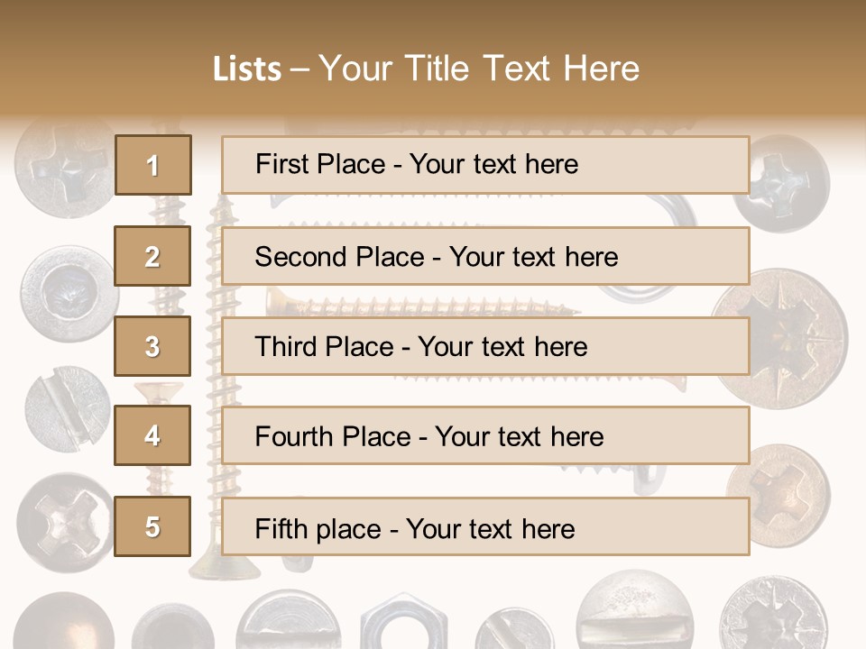 Construction Isolated Pattern PowerPoint Template