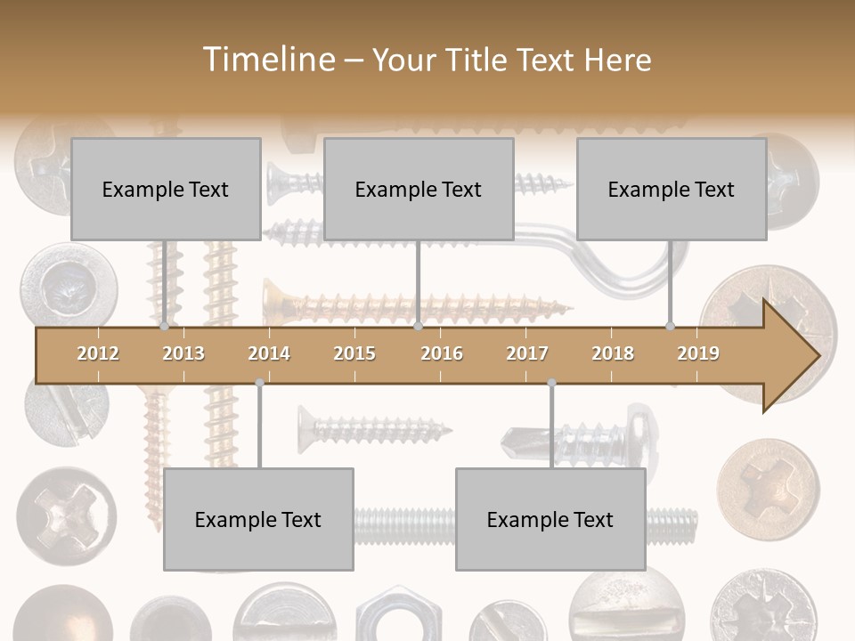 Construction Isolated Pattern PowerPoint Template