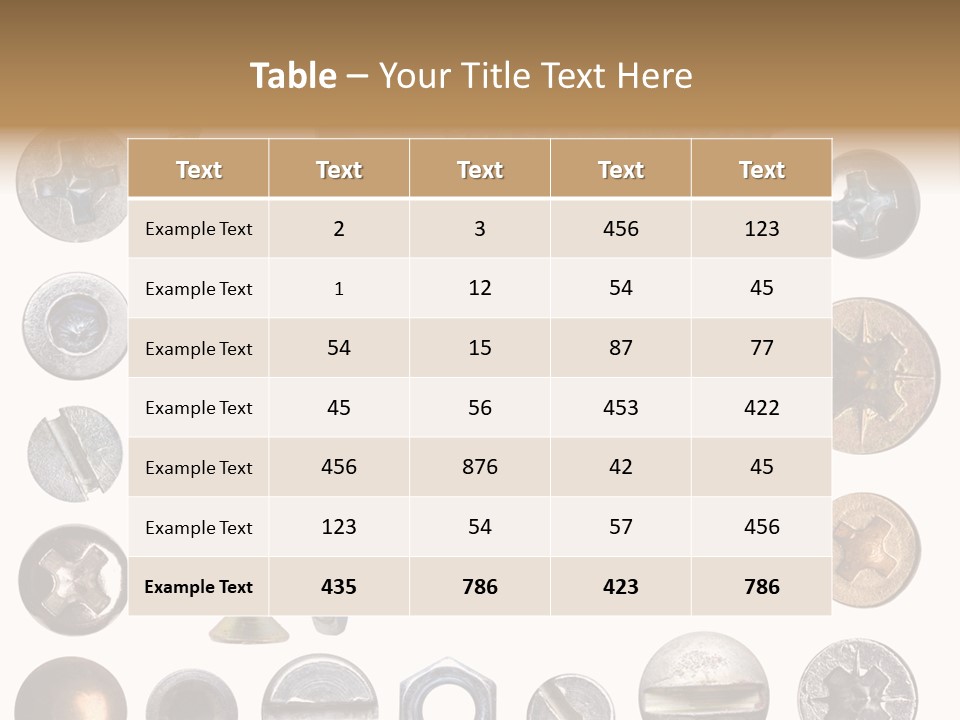 Construction Isolated Pattern PowerPoint Template