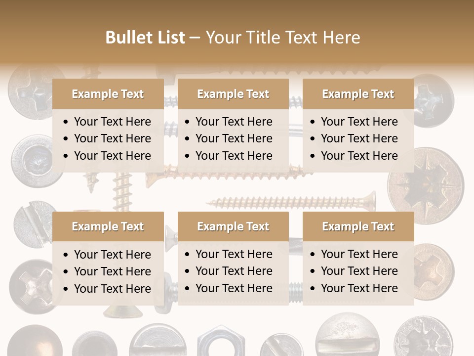 Construction Isolated Pattern PowerPoint Template