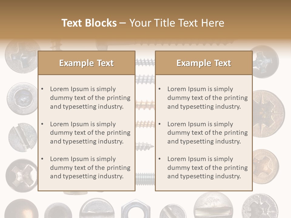 Construction Isolated Pattern PowerPoint Template