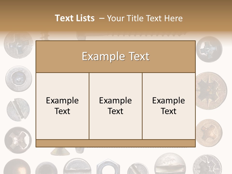 Construction Isolated Pattern PowerPoint Template