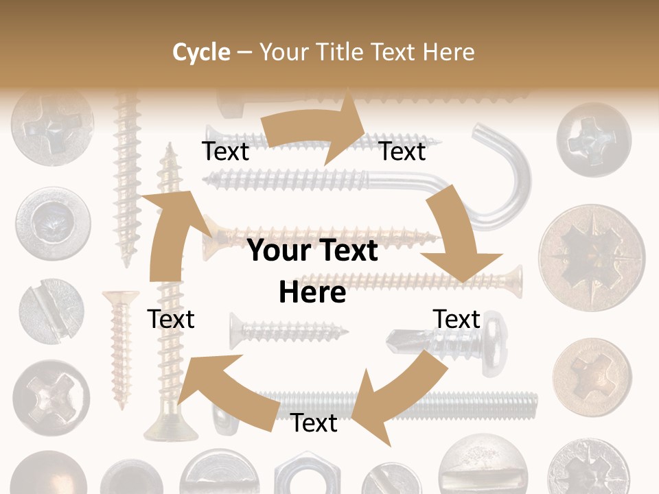 Construction Isolated Pattern PowerPoint Template