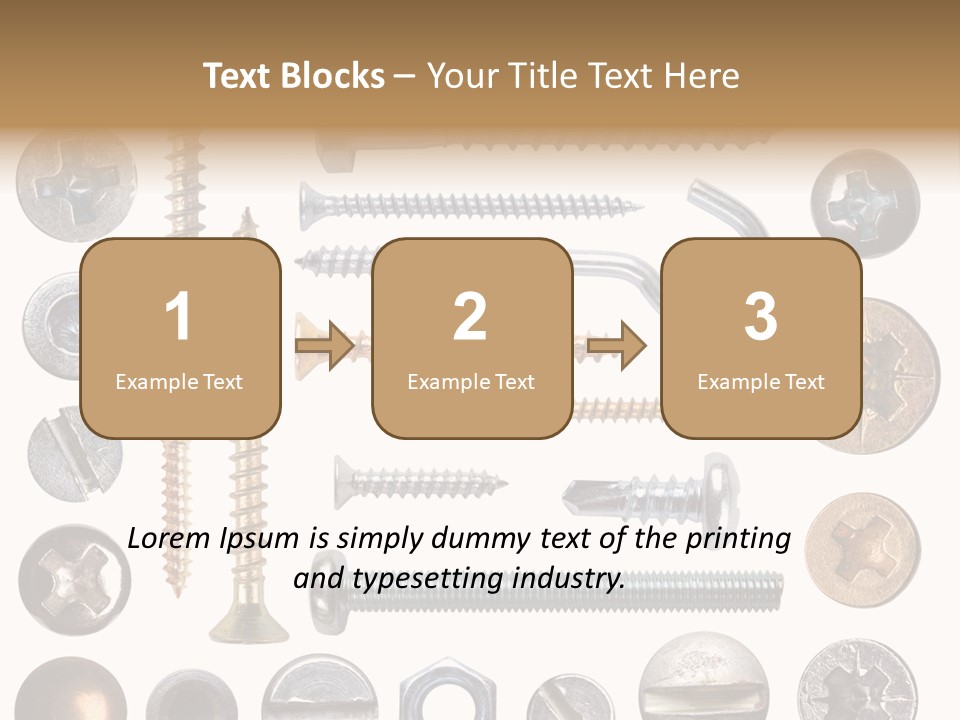 Construction Isolated Pattern PowerPoint Template
