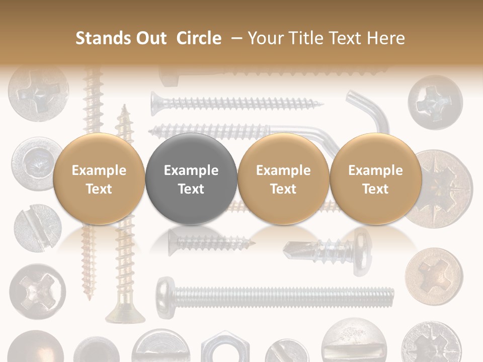 Construction Isolated Pattern PowerPoint Template