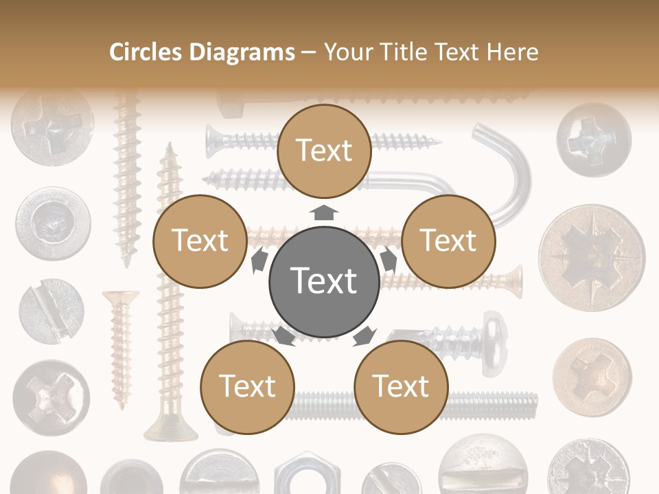 Construction Isolated Pattern PowerPoint Template