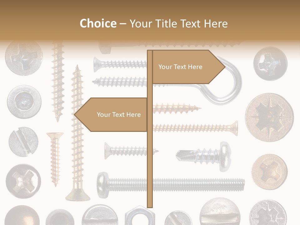 Construction Isolated Pattern PowerPoint Template