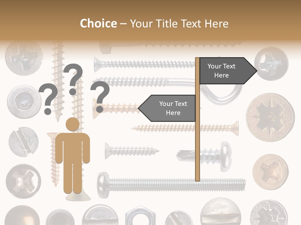 Construction Isolated Pattern PowerPoint Template