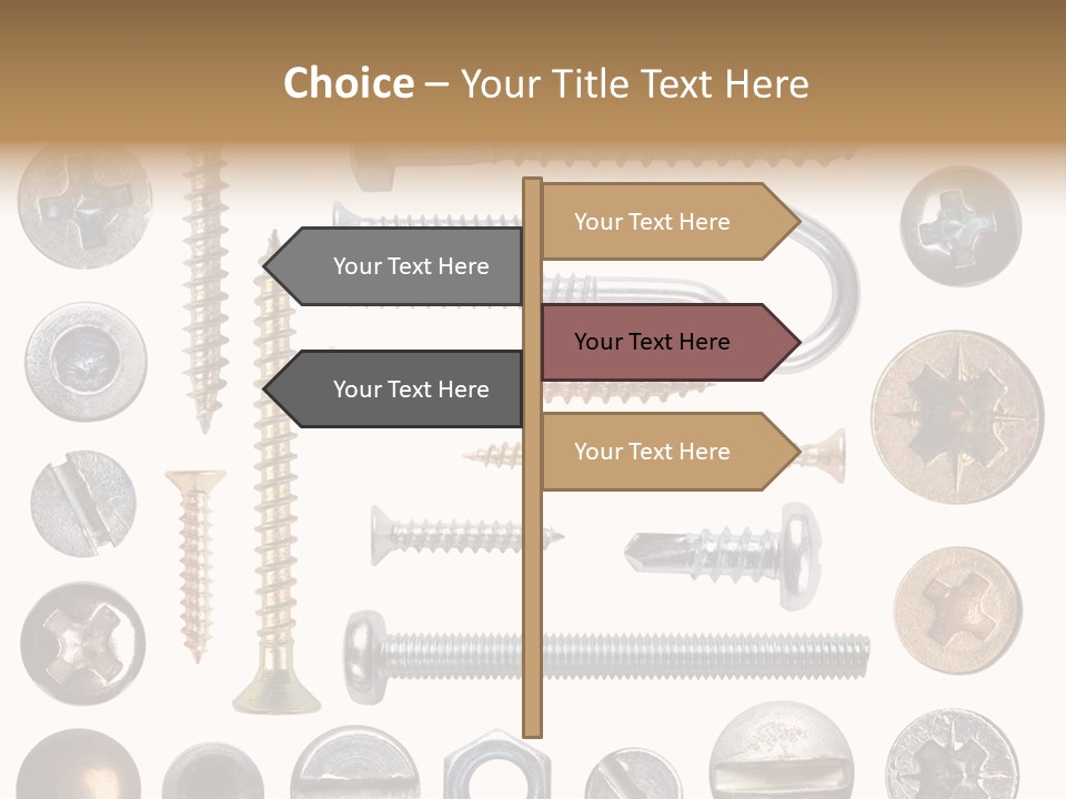 Construction Isolated Pattern PowerPoint Template