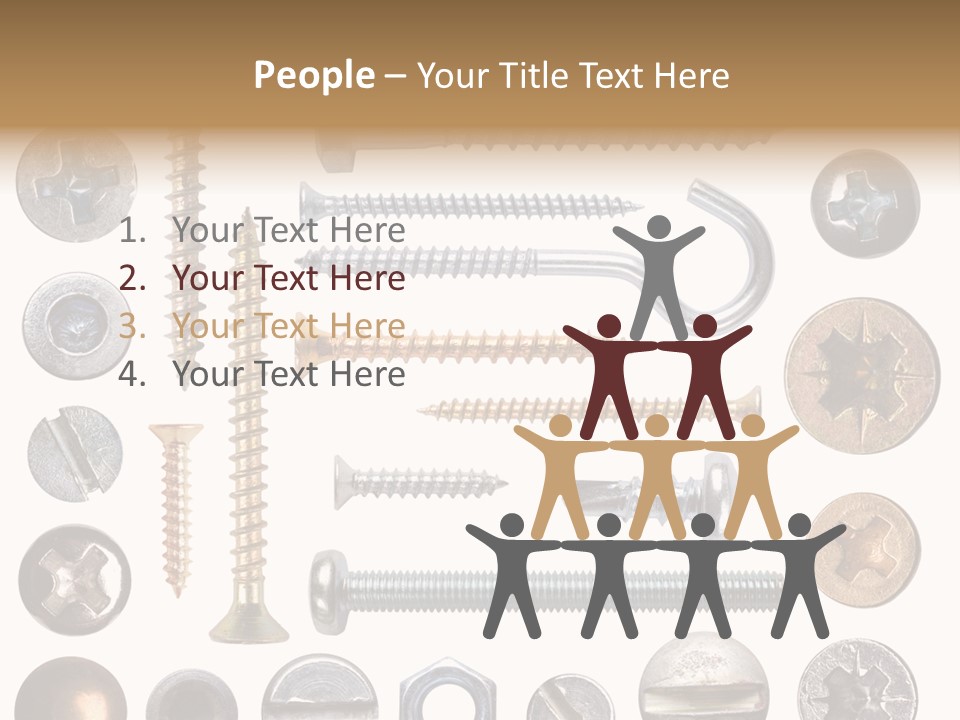 Construction Isolated Pattern PowerPoint Template