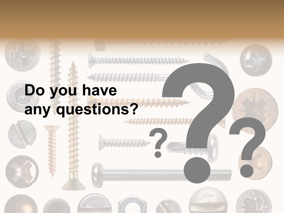 Construction Isolated Pattern PowerPoint Template