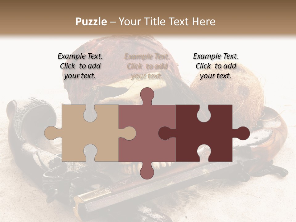 Skeleton Black Bone PowerPoint Template