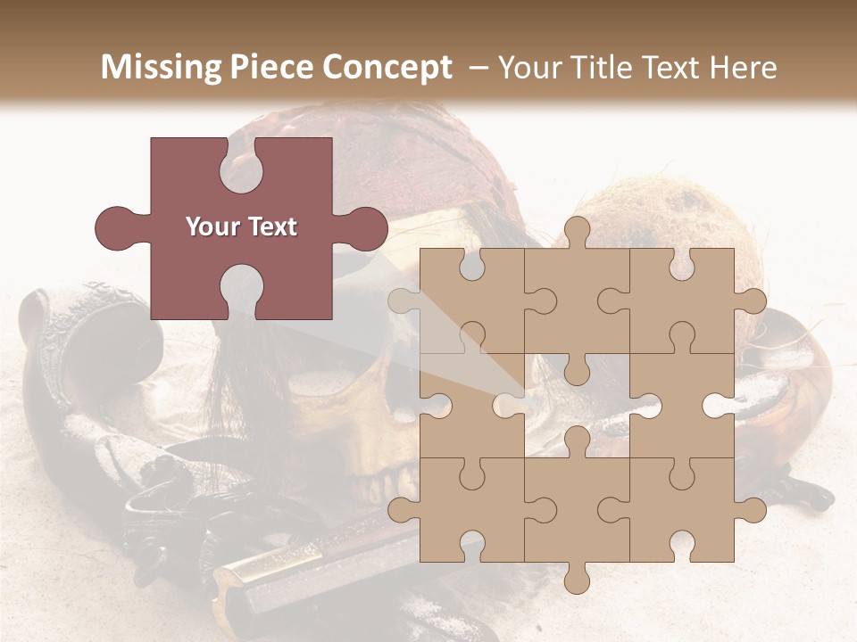 Skeleton Black Bone PowerPoint Template