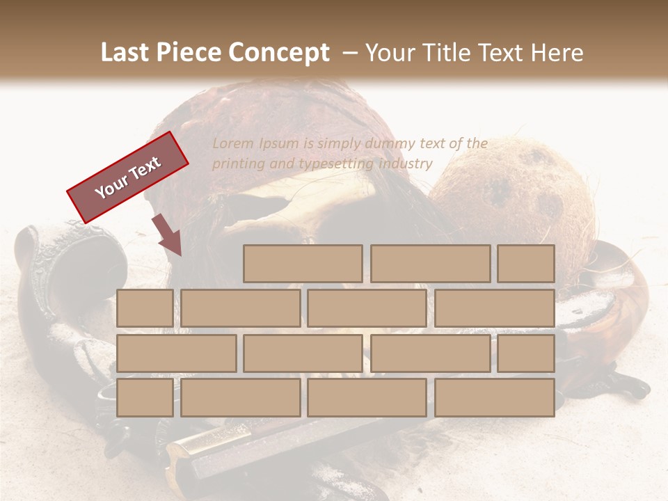 Skeleton Black Bone PowerPoint Template