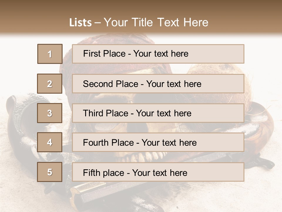 Skeleton Black Bone PowerPoint Template