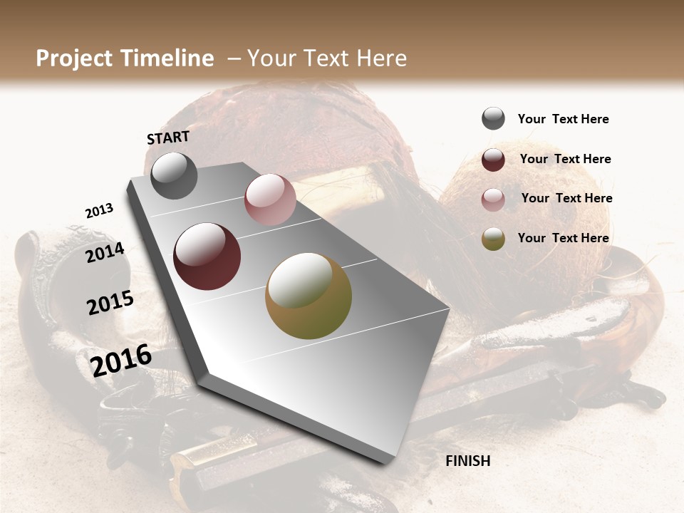 Skeleton Black Bone PowerPoint Template