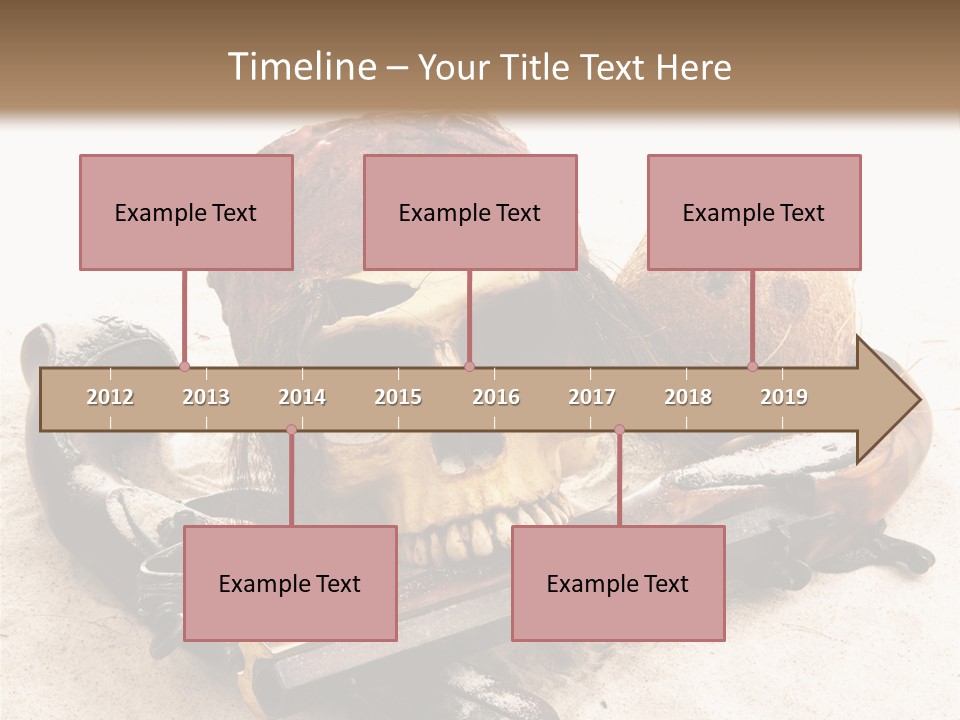 Skeleton Black Bone PowerPoint Template