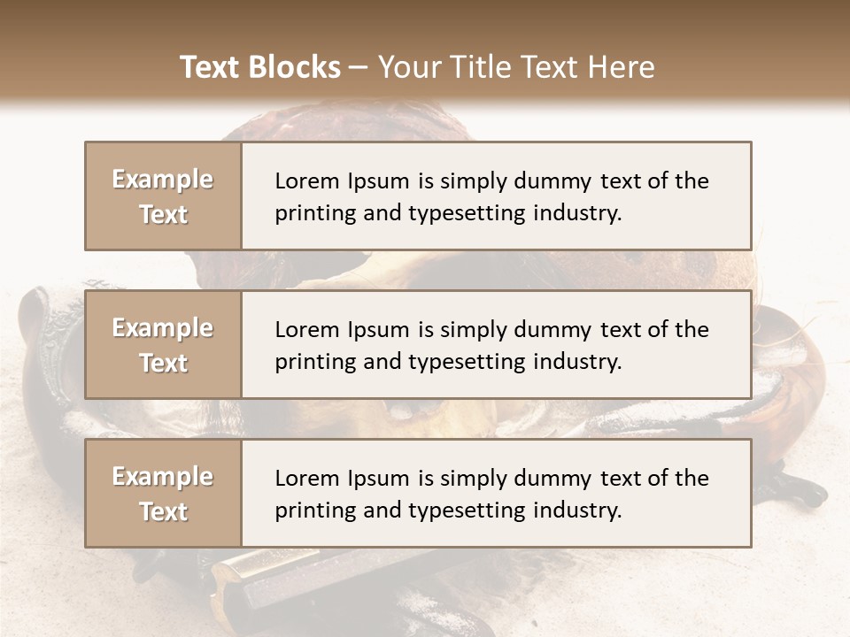 Skeleton Black Bone PowerPoint Template