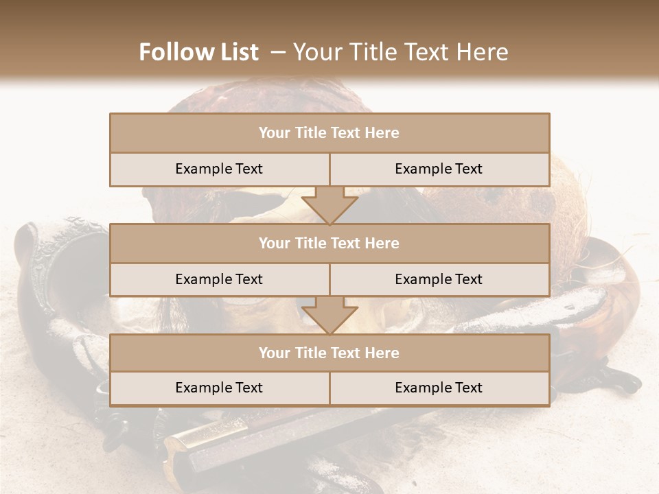Skeleton Black Bone PowerPoint Template