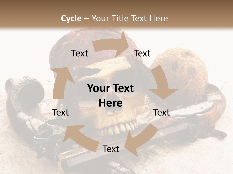 Skeleton Black Bone PowerPoint Template