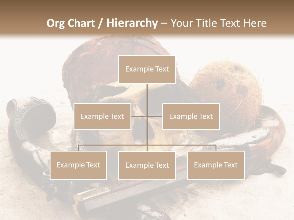 Skeleton Black Bone PowerPoint Template