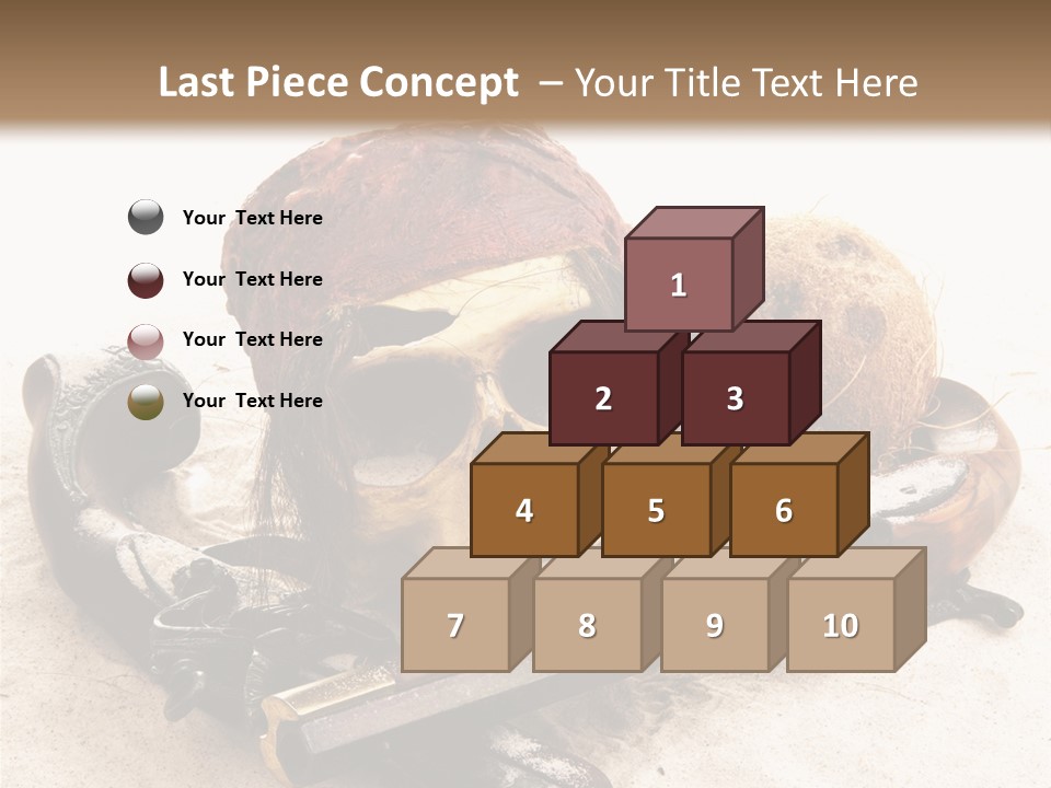 Skeleton Black Bone PowerPoint Template