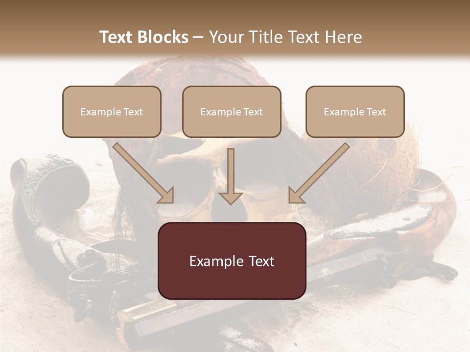 Skeleton Black Bone PowerPoint Template