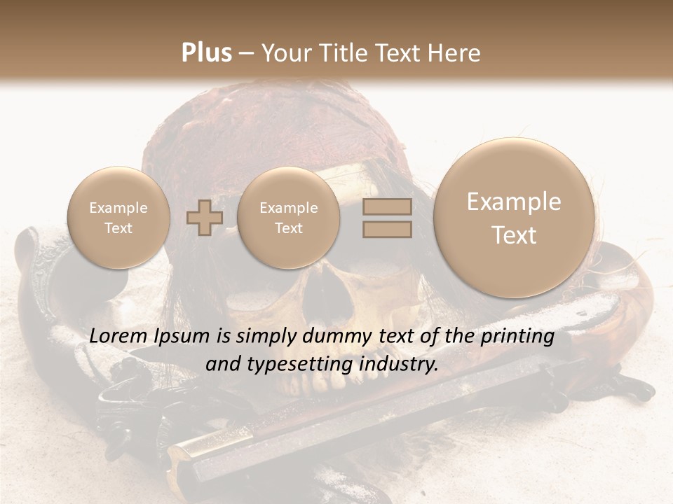 Skeleton Black Bone PowerPoint Template