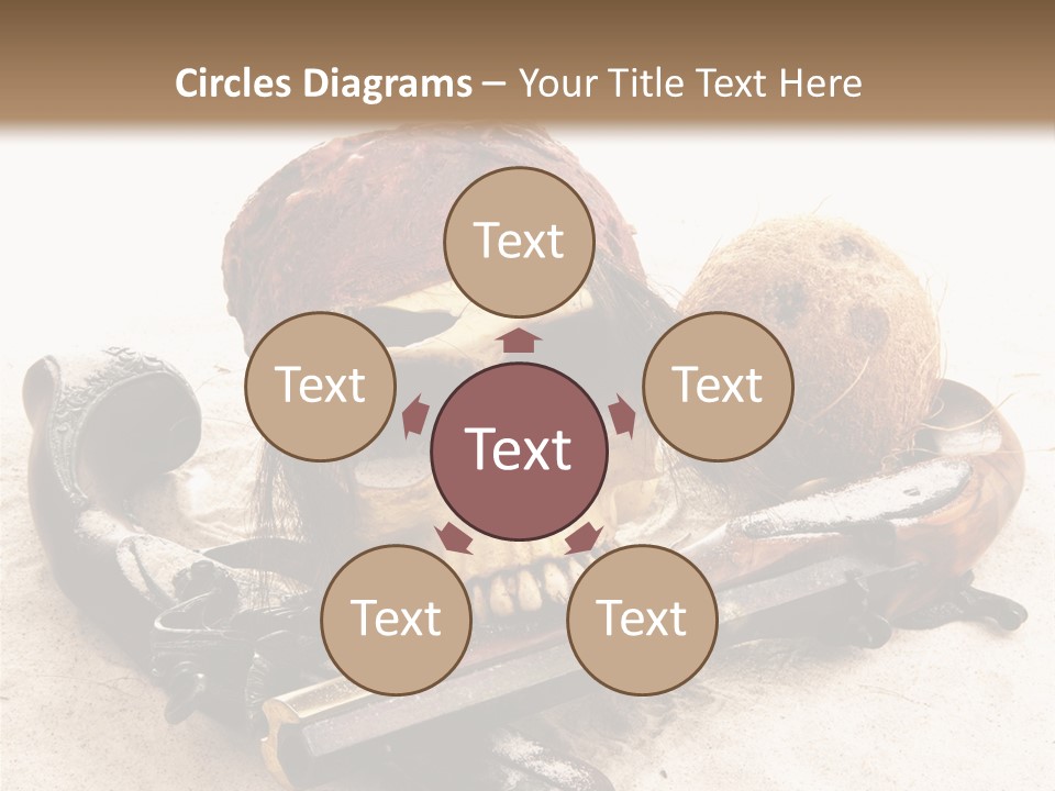 Skeleton Black Bone PowerPoint Template