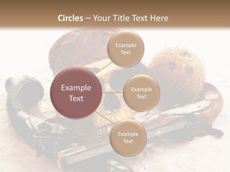 Skeleton Black Bone PowerPoint Template