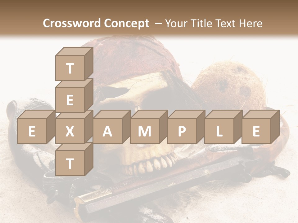 Skeleton Black Bone PowerPoint Template